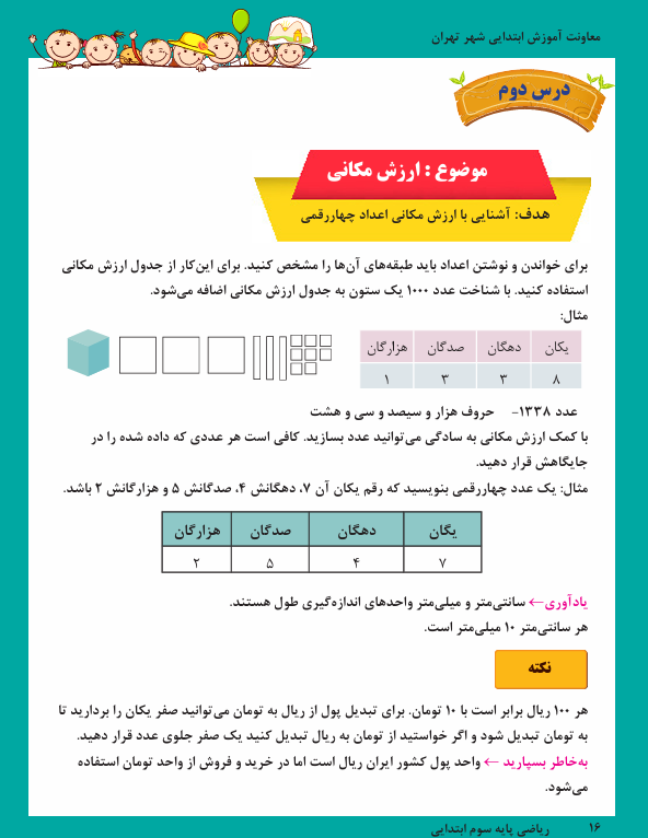 جلد جزوه ریاضی سوم (کل کتاب)